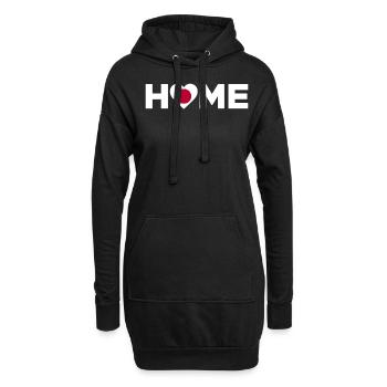 Japan Heimat Japan Flagge Japan Liebe - Hoodie-Kleid - Schwarz - Vorne
