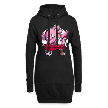 England Fußball - Hoodie-Kleid - Schwarz - Vorne