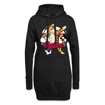 England Fußball - Hoodie-Kleid - Schwarz - Vorne