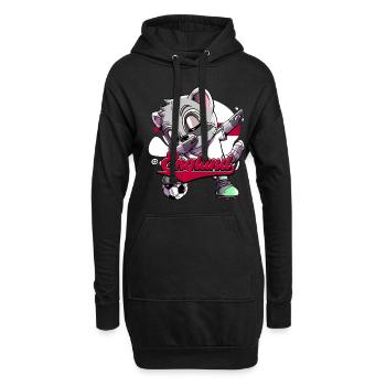 England Fußball - Hoodie-Kleid - Schwarz - Vorne