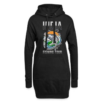 Angel Tour Indien - Hoodie-Kleid - Schwarz - Vorne