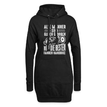 Alle Männer Sind Gleich Geboren Handbike - Hoodie-Kleid - Schwarz - Vorne