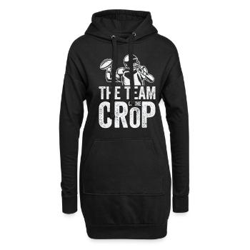 Fußballmannschaft der Ernte Spieler Sport - Hoodie-Kleid - Schwarz - Vorne
