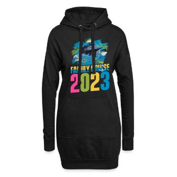 Cruising Vacation 2023 - Cruise Ship - Hoodie-Kleid - Schwarz - Vorne