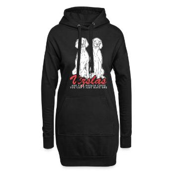 Magyar Vizsla Chien Propriétaire Cadeau - Sweat-shirt à capuche long Femme - noir - Devant