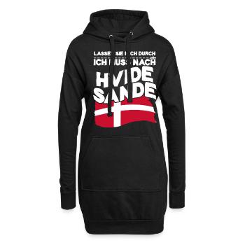 Hvide Sande Ringkøbing Fjord - Hoodie-Kleid - Schwarz - Vorne