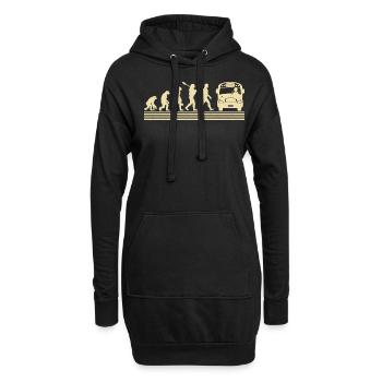 Development of the school bus driver - Hoodie Dress - black - Front