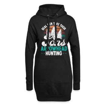 Arrowhead Hunting Artifact Collector Arrows - Hoodie-Kleid - Schwarz - Vorne