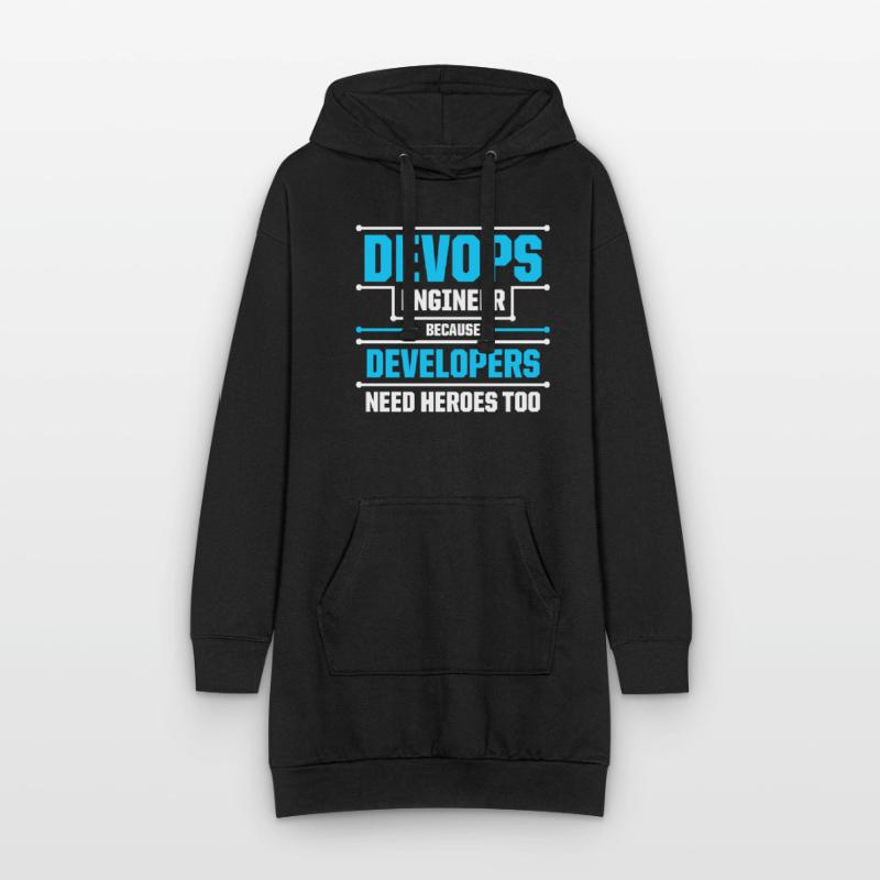 Sys-Admin Developer Devops Engineer Hoodie Dress
