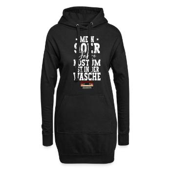Mein 90er Kostüm Ist In Der Wäsche 90er Jahre - Hoodie-Kleid - Schwarz - Vorne