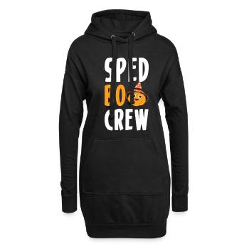 Sped Boo Crew Shirt Geschenk Halloween - Hoodie-Kleid - Schwarz - Vorne