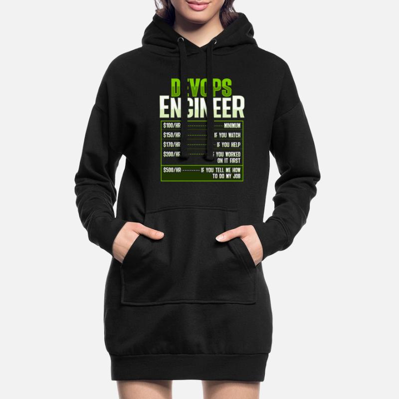 Devops Sys-Admin Developer Hoodie Dress