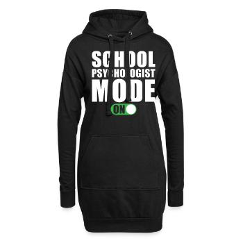 Mode Psychologue scolaire An - Sweat-shirt à capuche long Femme - noir - Devant