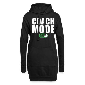 Trainer Mode A Coach - Hoodie Dress - black - Front
