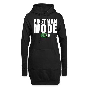 Postbote Modus Ein Briefträger Geschenk - Hoodie-Kleid - Schwarz - Vorne