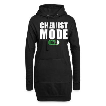 Chemiker Modus Ein - Hoodie-Kleid - Schwarz - Vorne
