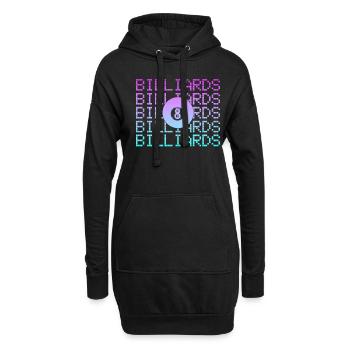 Billiard - Hoodie-Kleid - Schwarz - Vorne