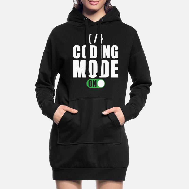 Cadeau de programmeur développeur codeur Sweat-shirt à capuche long Femme
