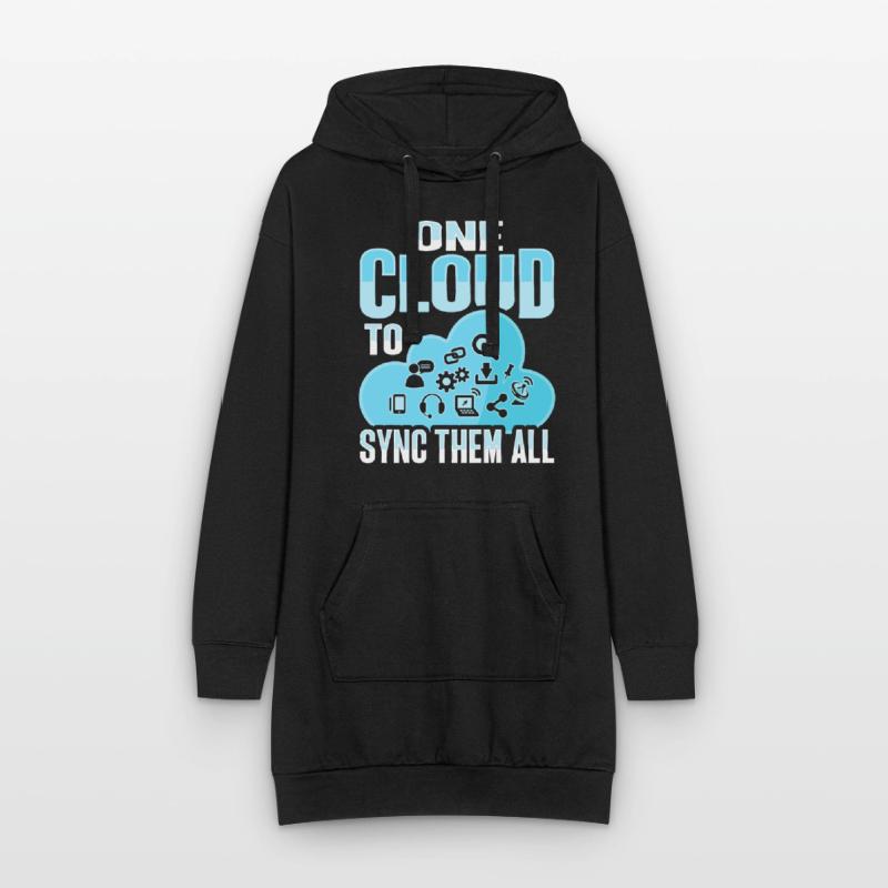 Cloud-Administrator Cloud-Devops Hoodie-Kleid