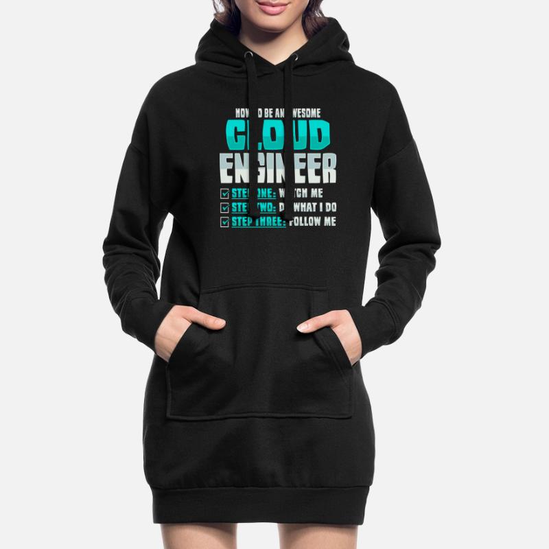 Cloud-Administrator Cloud-Devops Hoodie-Kleid
