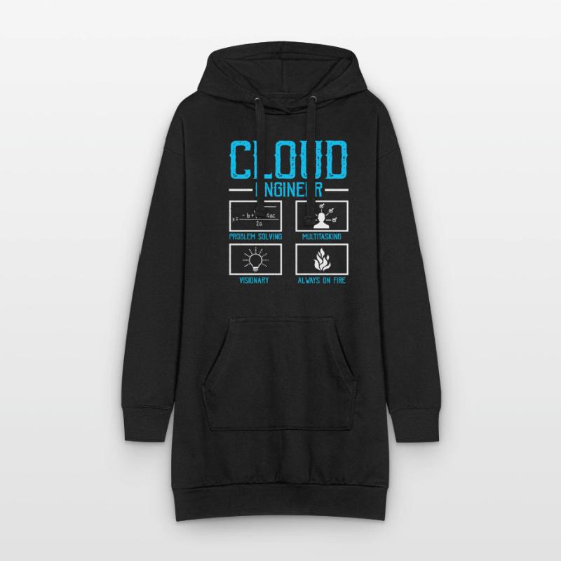 Cloud-Administrator Cloud-Devops Hoodie-Kleid