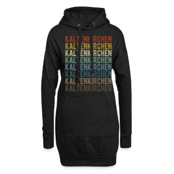 Kaltenkirchen Stadt Retro Vintage - Hoodie-Kleid - Schwarz - Vorne