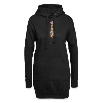 Krawatte Kölner Karneval Fasching Rosenmontag - Hoodie-Kleid - Schwarz - Vorne