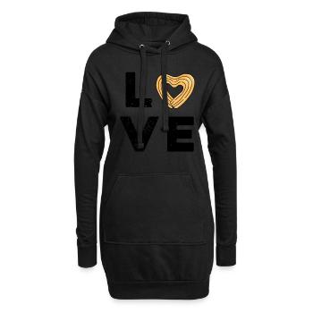 Churro Gift Mexico Nourriture - Sweat-shirt à capuche long Femme - noir - Devant