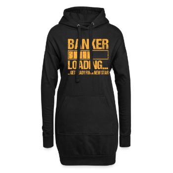Bankkaufmann loading Bankkaufmann Ausbildung - Hoodie-Kleid - Schwarz - Vorne