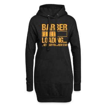 Barbier charge Barber Training - Sweat-shirt à capuche long Femme - noir - Devant