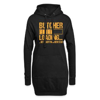 Metzger loading Metzger Ausbildung - Hoodie-Kleid - Schwarz - Vorne