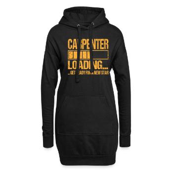 Chargement de l’artisan Formation de l’artisan - Sweat-shirt à capuche long Femme - noir - Devant