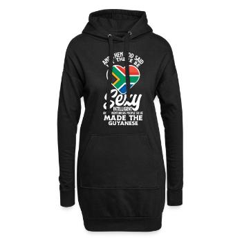 Lustiges Geschenk Zum Guyanischen Erbe - Hoodie-Kleid - Schwarz - Vorne