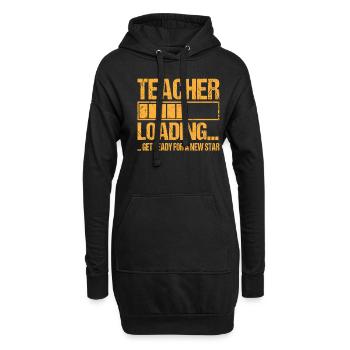 Chargement des enseignants Formation des enseignants - Sweat-shirt à capuche long Femme - noir - Devant