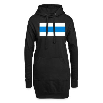 Drapeau de la Russie Nouveau - Sweat-shirt à capuche long Femme - noir - Devant