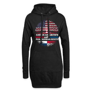 Lustiges Panama Panamaer Panamaerin Geschenk - Hoodie-Kleid - Schwarz - Vorne