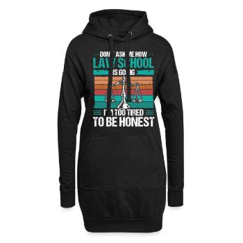 Law School Graduate Future Lawyer Law Degree - Hoodie-Kleid - Schwarz - Vorne