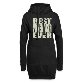 Best Winzer ever Winzer Geschenk - Hoodie-Kleid - Schwarz - Vorne