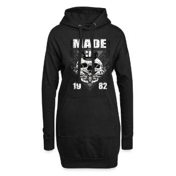 Fabriqué en 1982 Vintage Retro Limited Edition - Sweat-shirt à capuche long Femme - noir - Devant