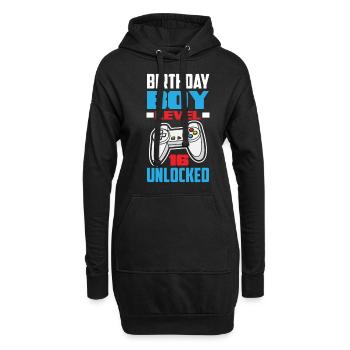 16. Geburtstag Jungen Gaming Gamer - Hoodie-Kleid - Schwarz - Vorne