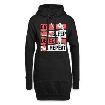 Détecteur de métaux Treasure Hunter Sonde Walker - Sweat-shirt à capuche long Femme - noir - Devant
