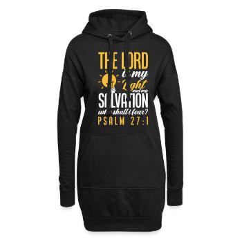 Jesus Christus Christ Religion Religiös - Hoodie-Kleid - Schwarz - Vorne