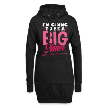 Don de la progéniture des sœurs et des frères et sœurs - Sweat-shirt à capuche long Femme - noir - Devant