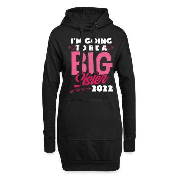 Don de la progéniture des sœurs et des frères et sœurs - Sweat-shirt à capuche long Femme - noir - Devant