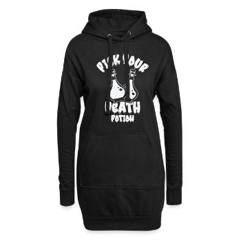 Aqua Tofana Totenkopf Trank Mystery Fan Gift - Hoodie-Kleid - Schwarz - Vorne