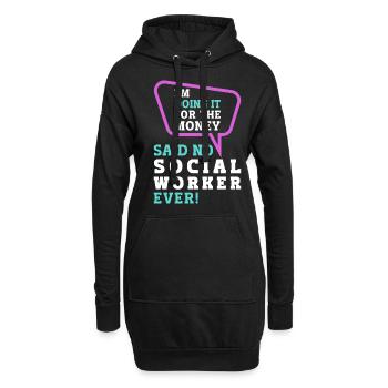 School Social Work Month IM Doing - Hoodie Dress - black - Front