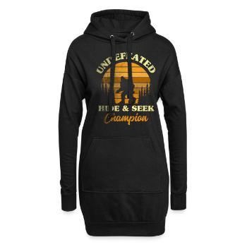 Bigfoot - Hoodie-Kleid - Schwarz - Vorne
