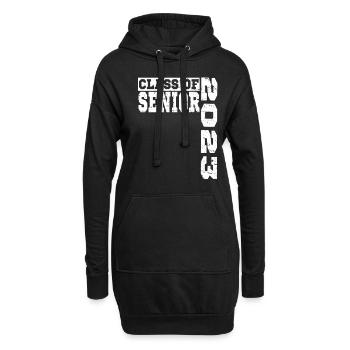 Classe de senior 2023 - Sweat-shirt à capuche long Femme - noir - Devant