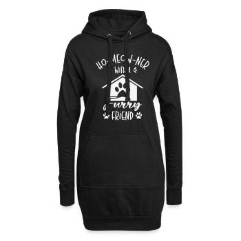 Neuer Hausbesitzer Miau Katze Katzenbesitzer - Hoodie-Kleid - Schwarz - Vorne
