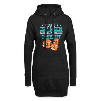 Das ist mein Wasserwechsel T-shirt Aquarianer - Hoodie-Kleid - Schwarz - Vorne